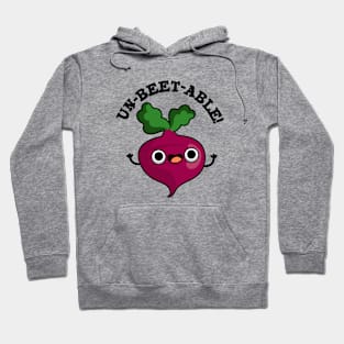 Un-beet-table cute Veggie Beet Pun Hoodie